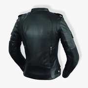 Ladies Naked Cowhide Motorcycle Jacket